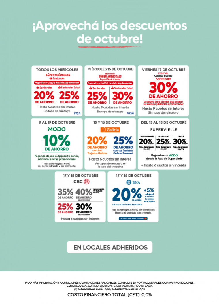 promociones octubre